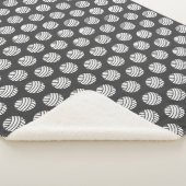 Couverture Sherpa Artisanat d'impression à billes de fils {Dark} (3/4)