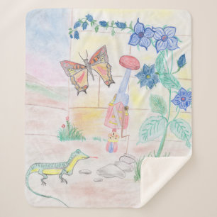 Couverture Sherpa Artisanat sur mesure pour les enfants, jouet pour