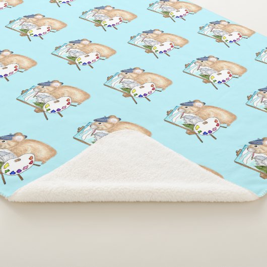 Couverture Sherpa Artiste Pika Peintures Plein Air Yosemite (3/4)