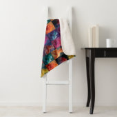 Couverture Sherpa artistic pattern (En situation)