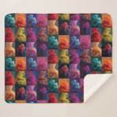 Couverture Sherpa artistic pattern (Devant (Horizontal))