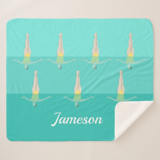 Couverture Sherpa Artistic Swimming (Devant (Horizontal))