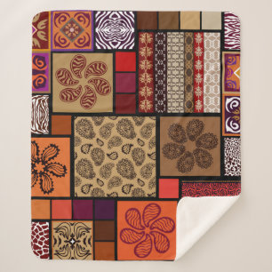 Couverture Sherpa Arts indiens, jeu créatif sans couture.