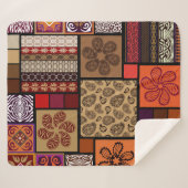 Couverture Sherpa Arts indiens, jeu créatif sans couture. (Devant (Horizontal))