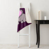 Couverture Sherpa Asexual Elephant Design (En situation)