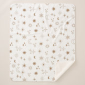 Couverture Sherpa Astrologie Star Motif (Devant)