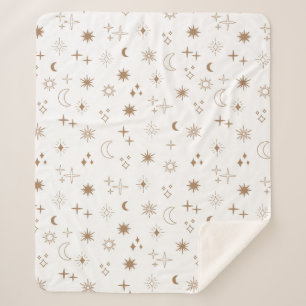 Couverture Sherpa Astrologie Star Motif