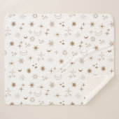 Couverture Sherpa Astrologie Star Motif (Devant (Horizontal))