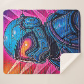 Couverture Sherpa Astronaute de Neon Cyberpunk (Devant (Horizontal))