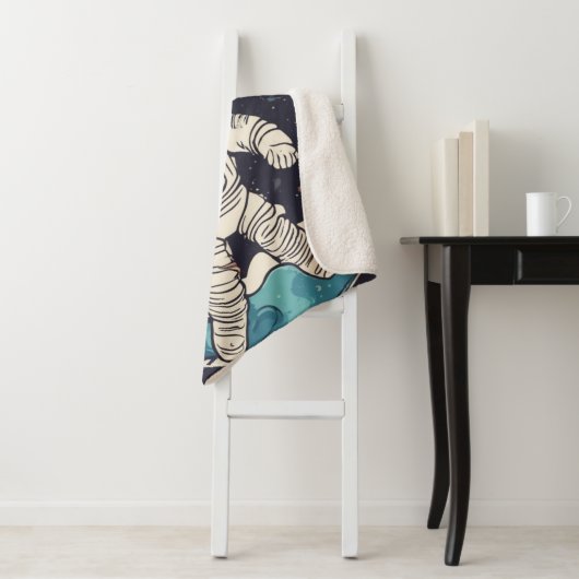 Couverture Sherpa Astronaute et planètes spatiales (En situation)