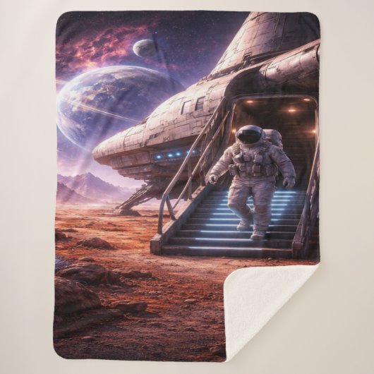 Couverture Sherpa Astronaute quittant le vaisseau d'atterrissage (Devant)
