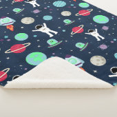 Couverture Sherpa Astronautes Planètes Fusées et Aliens (3/4)