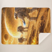 Couverture Sherpa Astronauts explore yellow planet (Devant (Horizontal))