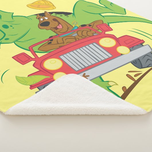 Couverture Sherpa Attaque Scooby Doo T-Rex (3/4)