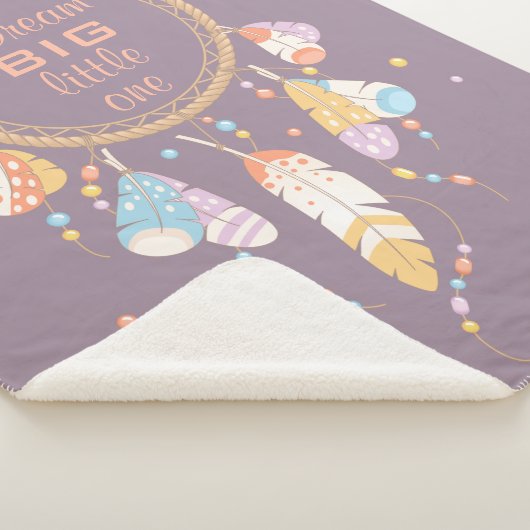 Couverture Sherpa Attrape-rêve Bohème Tribal sur Citation Violette (3/4)