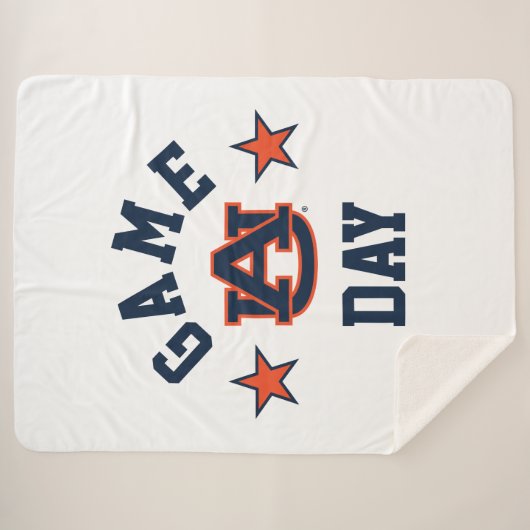Couverture Sherpa Auburn University Jeu Day (Devant (Horizontal))