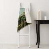 Couverture Sherpa Audubon Héron de neige Oiseaux d'aigrettes blanche (En situation)