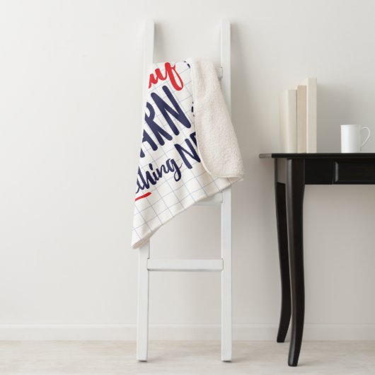 Couverture Sherpa Aujourd'Hui Est Le Jour D'Apprendre Quelque Chose (En situation)