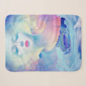 Couverture Sherpa Aurora par Clive Henry Blue (Devant (Horizontal))