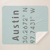 Couverture Sherpa Austin Latitude et Longitude (Devant (Horizontal))