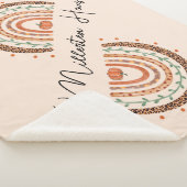 Couverture Sherpa Automne Arc-en-ciel (3/4)
