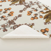 Couverture Sherpa Automne Automne Aquarelle Feuilles de feuillage (3/4)