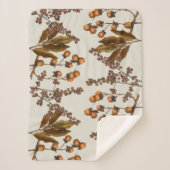 Couverture Sherpa Automne Automne Aquarelle Feuilles de feuillage (Devant)