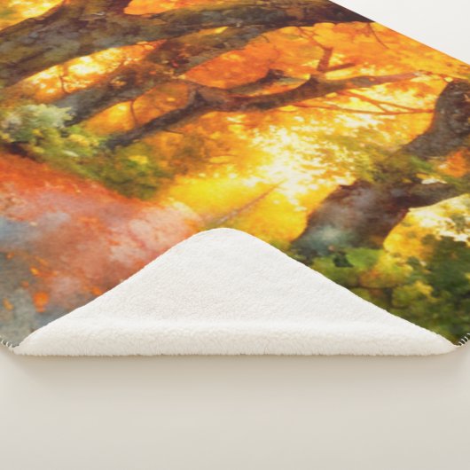 Couverture Sherpa Automne/Automne/Automne/Feuille/Nature (3/4)