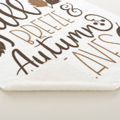 Couverture Sherpa Automne Breeze Feuilles d'automne (3/4)