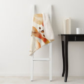 Couverture Sherpa Automne Elegance Motif sans faille (En situation)