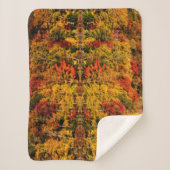 Couverture Sherpa Automne Réflexion sur Russell Pond | New Hampshire (Devant)