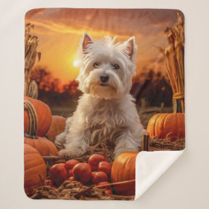 Couverture Sherpa Automne Westie