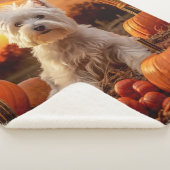 Couverture Sherpa Automne Westie (3/4)