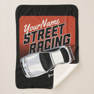Couverture Sherpa Automobile de course de rue personnalisée