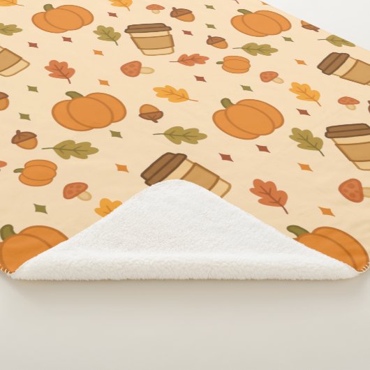 Couverture Sherpa Autumn Coffee (3/4)