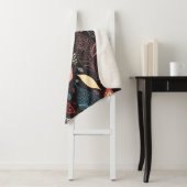 Couverture Sherpa Autumn leaf texture (En situation)