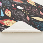 Couverture Sherpa Autumn leaf texture (3/4)