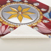 Couverture Sherpa aux couleurs colombiennes (3/4)