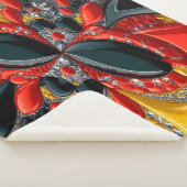 Couverture Sherpa avec design couleur Allemagne (3/4)