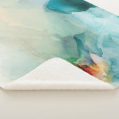 Couverture Sherpa Aversion - Aquarelle bleue (3/4)