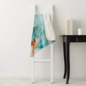 Couverture Sherpa Aversion - Aquarelle bleue (En situation)