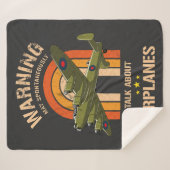 Couverture Sherpa Avertissement Peut Parler Spontanément D'Avions (Devant (Horizontal))