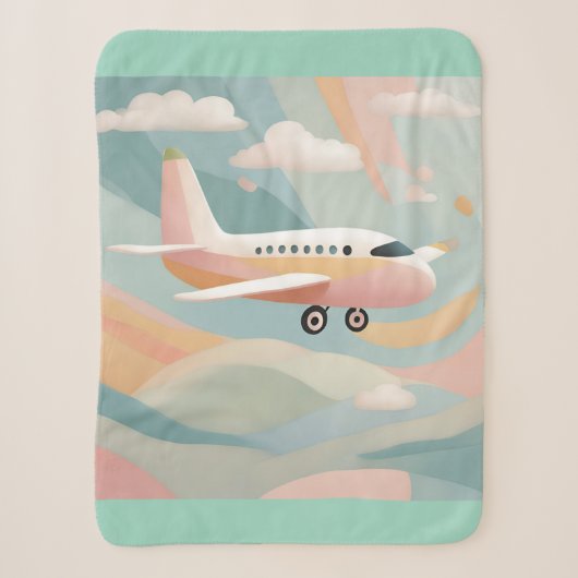 Couverture Sherpa Avion art IA (Devant)