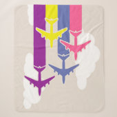 Couverture Sherpa Avions colorés (Devant)