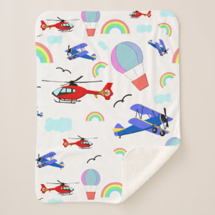 Couverture Sherpa Avions, hélicoptères et ballons
