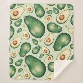 Couverture Sherpa Avocado (Devant)