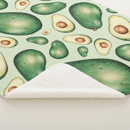 Couverture Sherpa Avocado (3/4)