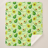 Couverture Sherpa Avocado (Devant)
