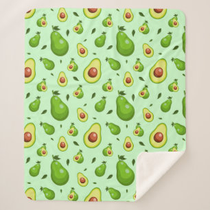 Couverture Sherpa Avocado