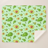 Couverture Sherpa Avocado (Devant (Horizontal))
